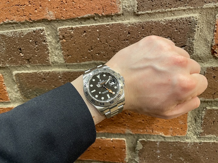 ロレックス エクスプローラーⅡ オマージュ時計 - 腕時計(アナログ)