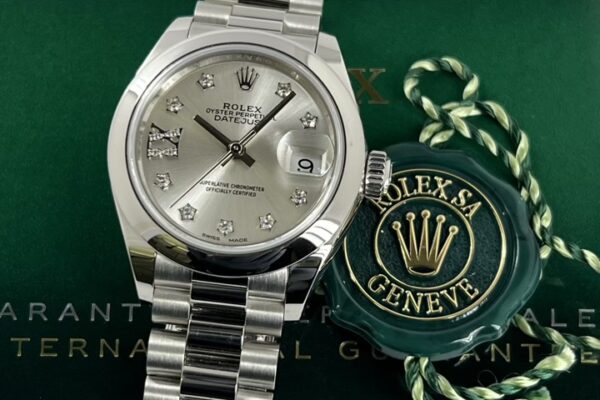 プラチナ無垢ならではの輝き　Ref.279166G