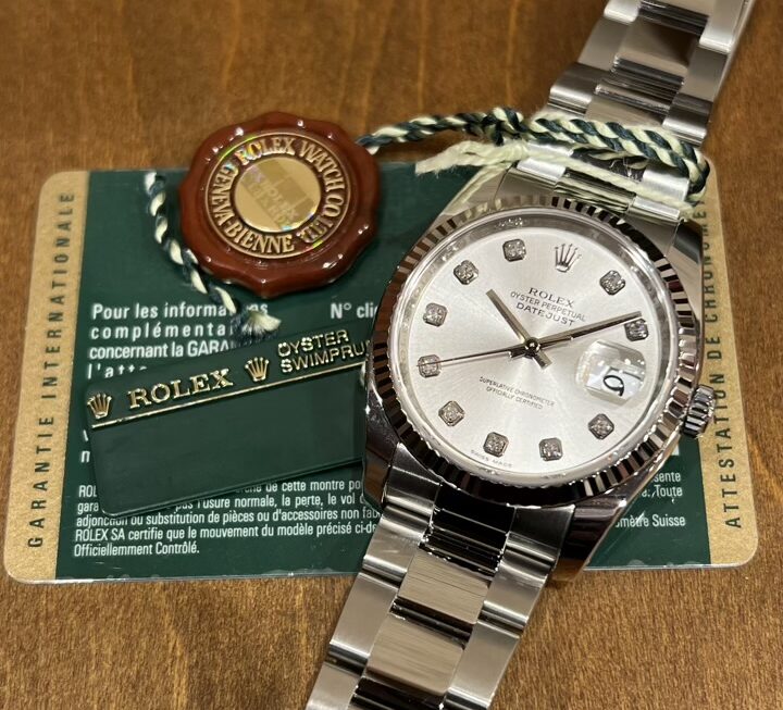 存在感を際立たせるダイヤインデックス　Ref.116234G