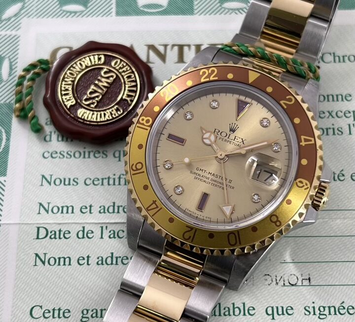 ラグジュアリー仕様のGMT Ref.16713RG